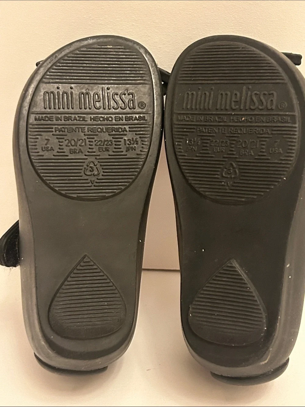 Mini Melissa Black Cat Shoes